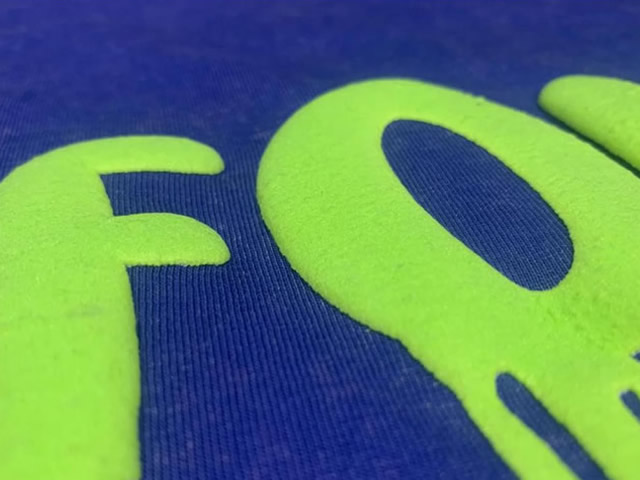 什么是绒面发泡印花？绒面发泡印花又什么优点？