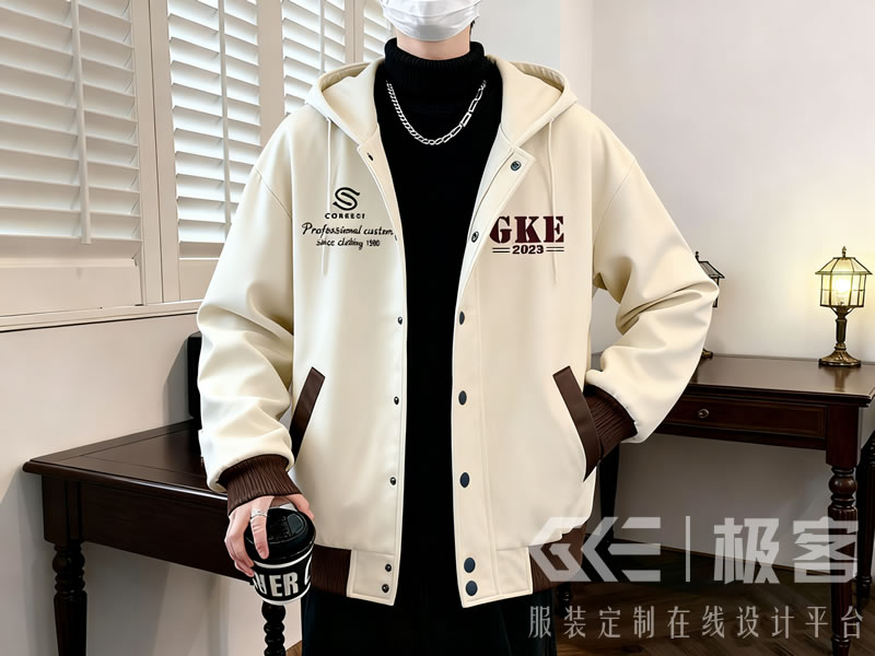 夹克定制厂家告诉你：宽松夹克外套，下装搭配显好看的法则